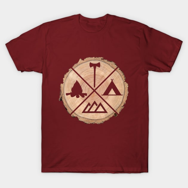 Tree Slice T-Shirt by TripleTreeAdv